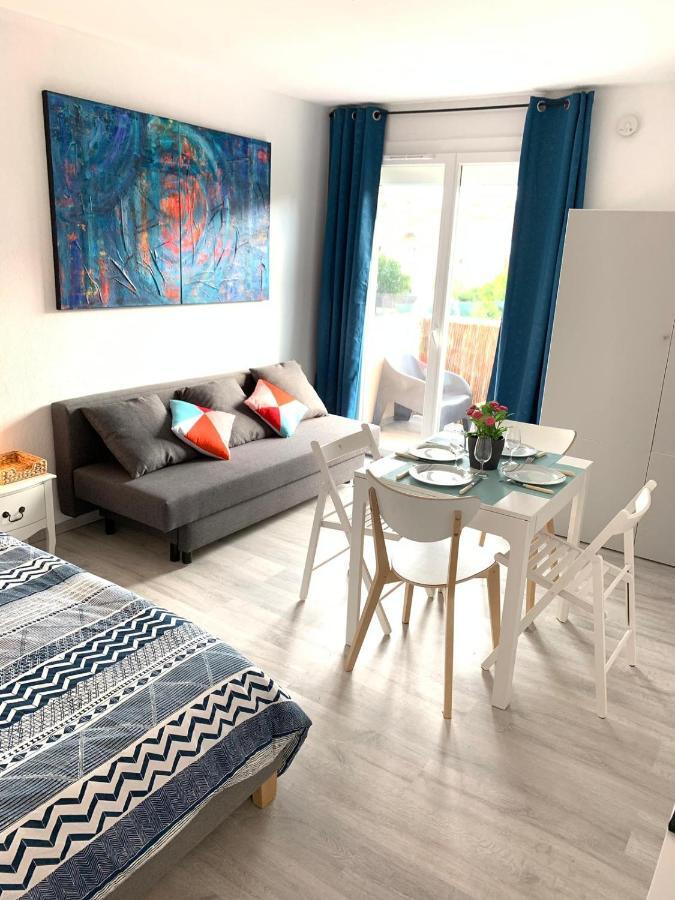 Charmant Studio Avec Climatisation Et Parking Perpignan Luaran gambar